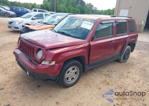 2014 Jeep Patriot Sport z USA, uszkodzony, nr VIN 1C4NJPBA0ED512696